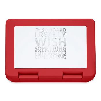 I'm on board in such a way that I really feel a bit - Lunchbox - red - Front