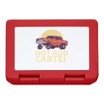 Hot Rod Cartel Design Für Oldtimer-fans - Brotdose - Rot - Vorne