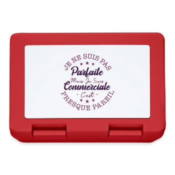 Commercial Parfait | Meilleure Commerciale - Boîte à goûter - rouge - Devant