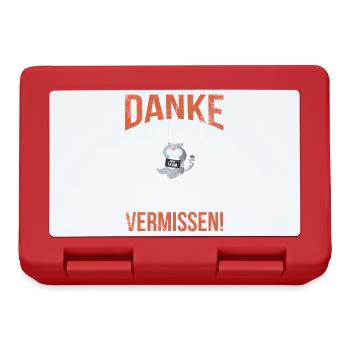 Danke für die Tollen Jahre, dein Team wird dich - Brotdose - Rot - Vorne