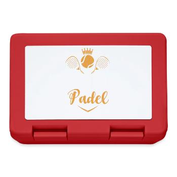 Padel tennis - Boîte à goûter - rouge - Devant