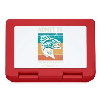 Admit it, life would be boring without me - Lunchbox - red - Front