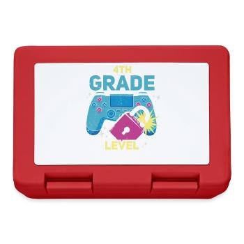 4th grade completed - Lunchbox - red - Front