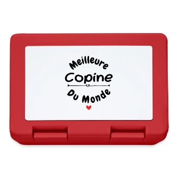 Meilleure Copine Du Monde - Boîte à goûter - rouge - Devant