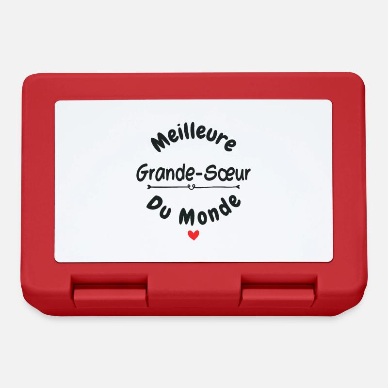 Meilleure grande sœur - Boîte à goûter - rouge
