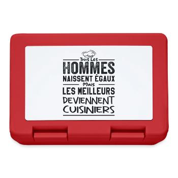 Les meilleurs deviennent cuisiniers - Boîte à goûter - rouge - Devant