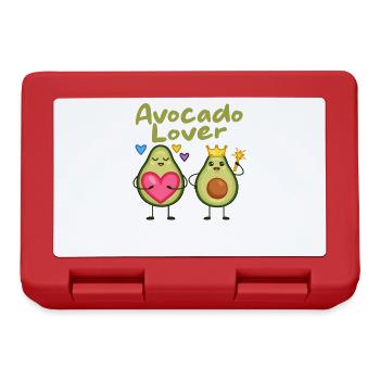 Avocado-Liebhaber | Rechtsanwalt - Brotdose - Rot - Vorne