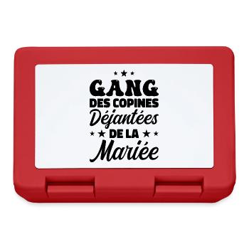 Gang Des Copines Déjantées De La Mariée - Boîte à goûter - rouge - Devant