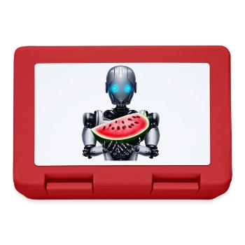 Wassermelone für den Roboter - Brotdose - Rot - Vorne