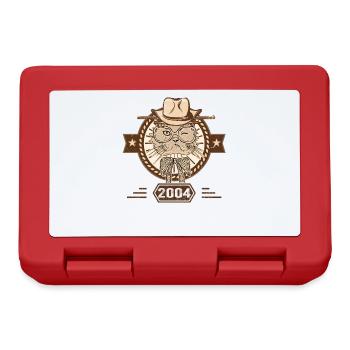 2004 | Birthday Gift | Cat lovers - Lunchbox - red - Front