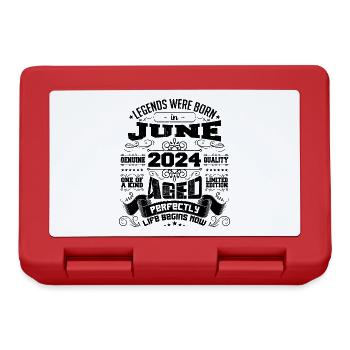 2024 June Anniversary 2024 June | born in June 2024 - Lunchbox - red - Front