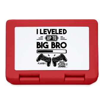Video Gamer Gaming - Ich bin zu Big Bro aufgestiegen - Brotdose - Rot - Vorne