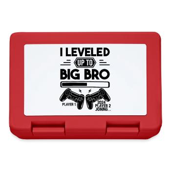 Ich bin zu Big Bro Player 2 aufgestiegen Beitritt - Brother - Brotdose - Rot - Vorne