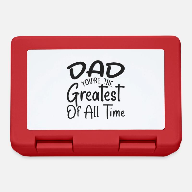 Best Dad in the World | Best Dad Gift Dad - Lunchbox - red