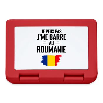 Je Peux Pas J'me Barre Au Roumanie - Boîte à goûter - rouge - Devant