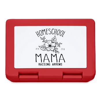 Homeschool Mama - Boîte à goûter - rouge - Devant
