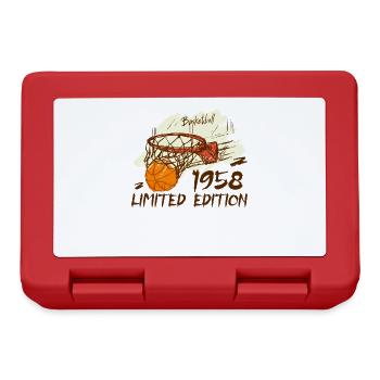 1958 Édition Limitée Basket-ball Anniversaire 1958 - Boîte à goûter - rouge - Devant