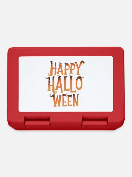 happy Halloween - Boîte à goûter - rouge