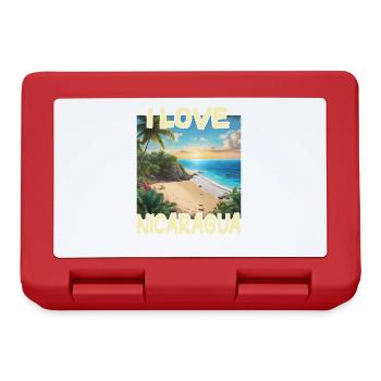 I Love Nicaragua - Lunchbox - red - Front