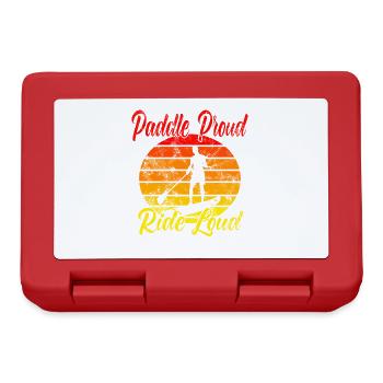 Paddle Proud Ride Loud - Lunchbox - red - Front