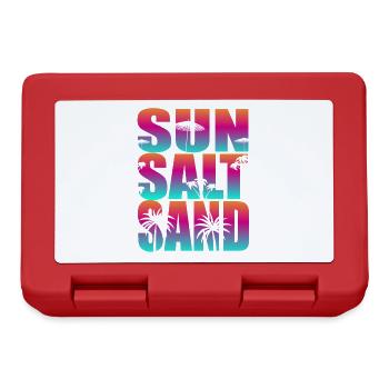 Sel de soleil Sable - Boîte à goûter - rouge - Devant