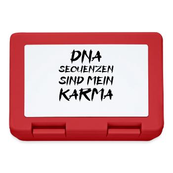 DNA Sequenzen Sind Mein Karma - Boîte à goûter - rouge - Devant