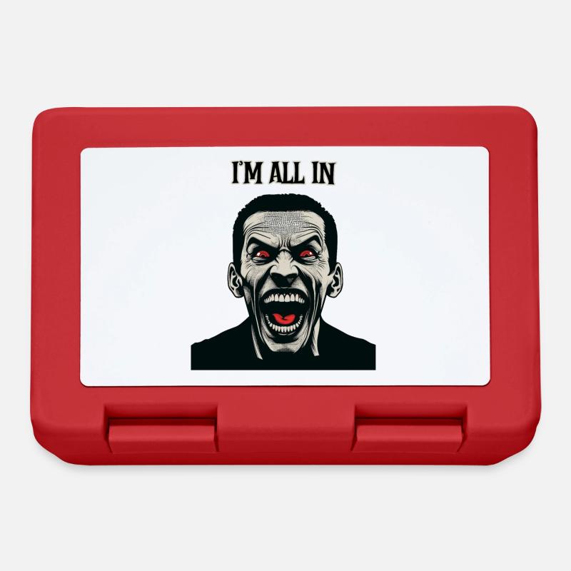 A Crazy Looking Man, I'm All In - Lunchbox - red