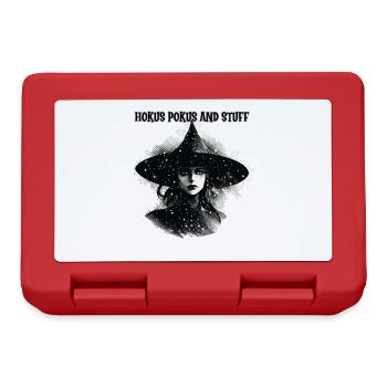 Witch, Hokus Pokus and Stuff, Halloween - Lunchbox - red - Front