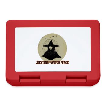 Witch, Resting Witch Face - Lunchbox - red - Front