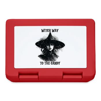 Witch Way to the Candy, Halloween - Lunchbox - red - Front