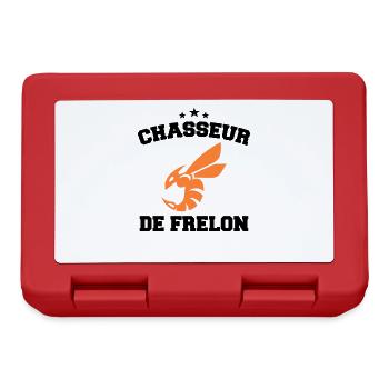 Chasseur de frelon Humour Frelon Asiatique Drôle - Boîte à goûter - rouge - Devant