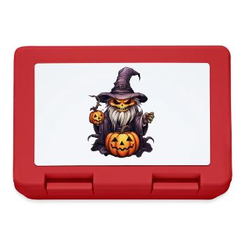 pumpkin skeleton witch - Lunchbox - red - Front