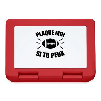 Rugby - Rugby Sport - Rugby Humour - Boîte à goûter - rouge - Devant