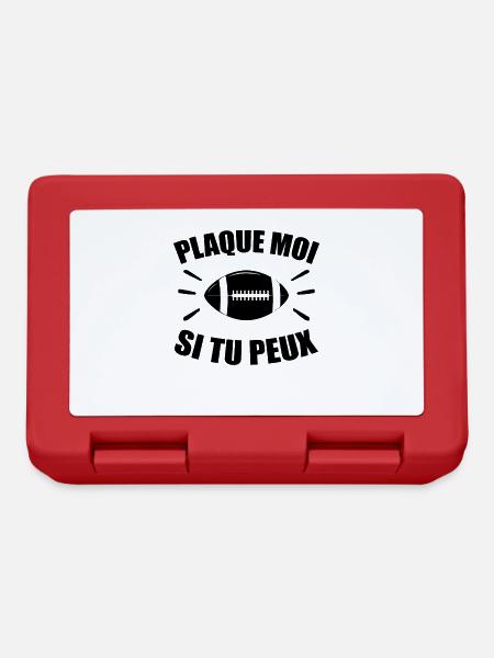 Rugby - Rugby Sport - Rugby Humour - Boîte à goûter - rouge
