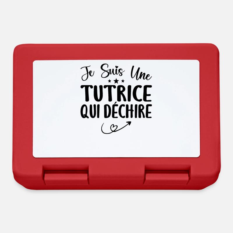 Je Suis Une Tutrice Qui Déchire - Boîte à goûter - rouge