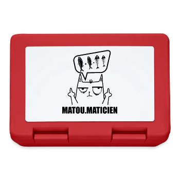 Mathématiques, Mathématicien, Fan de Math - Boîte à goûter - rouge - Devant