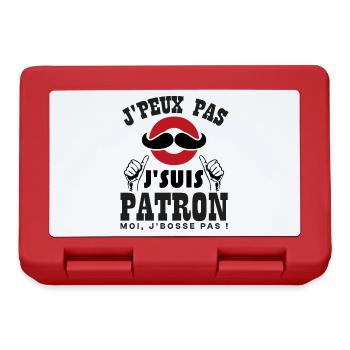 I can't, I'm a - Lunchbox - red - Front