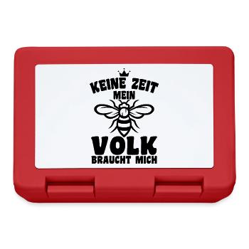 No time, my people need me - Lunchbox - red - Front