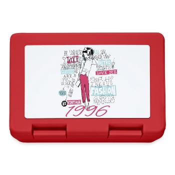 Millésime 1996 Cadeau Anniversaire 1996 Fille 1996 - Boîte à goûter - rouge - Devant