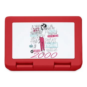 Millésime 2000 Cadeau Anniversaire 2000 Fille 2000 - Boîte à goûter - rouge - Devant