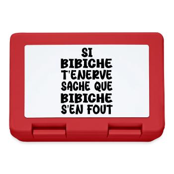 If annoys you, know that - Lunchbox - red - Front
