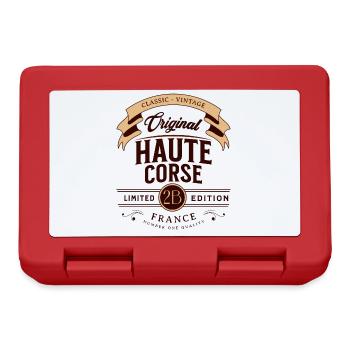 Haute-Corse Département France - Boîte à goûter - rouge - Devant