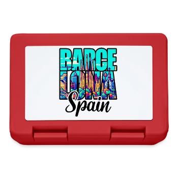 Voyage Espagne Ville Barcelone - Boîte à goûter - rouge - Devant