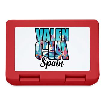 Travel Spain City Valencia - Lunchbox - red - Front