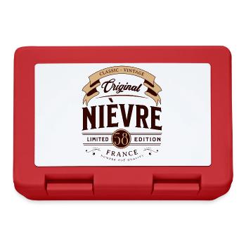 Nièvre Département France - Boîte à goûter - rouge - Devant