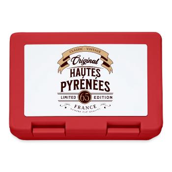 Hautes-Pyrénées Département France - Boîte à goûter - rouge - Devant