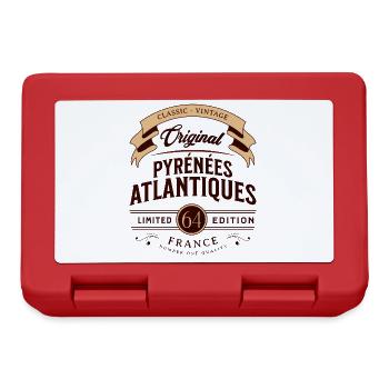 Pyrénées-Atlantiques Département France - Boîte à goûter - rouge - Devant
