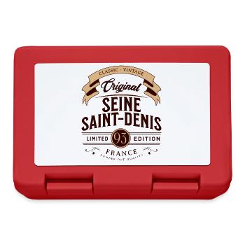Seine-Saint-Denis Department France - Lunchbox - red - Front