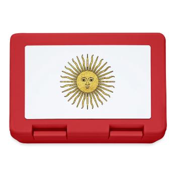 Symbole spirituel de l’illumination du soleil - Boîte à goûter - rouge - Devant