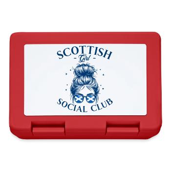 Woman Social Club Scottish Girl - Lunchbox - red - Front
